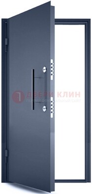 Черная металлическая бронированная дверь ДБ-1 в Севастополе