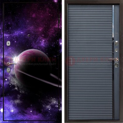Металлическая дверь с фотопечатью Сатурна ДФ-20 в Твери