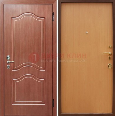 Входная дверь отделанная МДФ и ламинатом внутри ДМ-159 в Севастополе