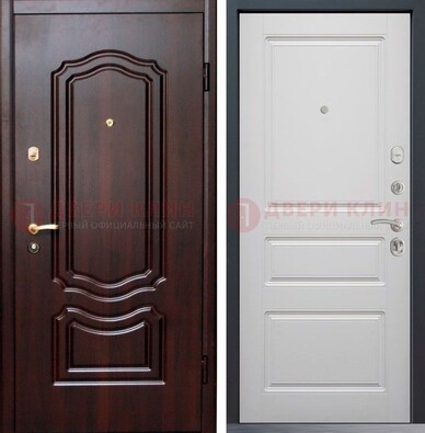 Квартирная металлическая дверь с МДФ ДМ-379 в Дмитрове