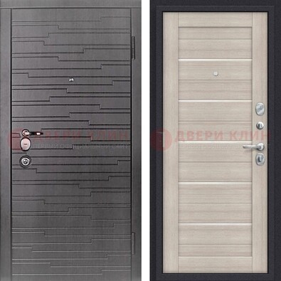 Стальная дверь МДФ темная и светлая ДМ-461 в Севастополе