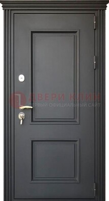 Чёрная дверь с МДФ ДМ-520 в Севастополе