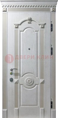 Белая дверь с МДФ ДМ-525 в Севастополе