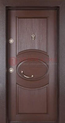 Железная дверь с массивом дуба в стиле классика ДМД-55 в Севастополе