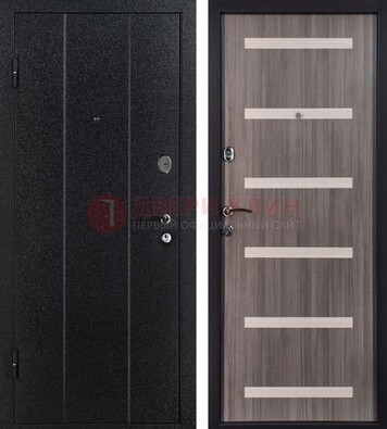 Черная стальная дверь с порошковым окрасом ДП-199 в Севастополе