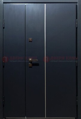 Темная металлическая дверь с порошковым покрытием ДП-220 в Севастополе