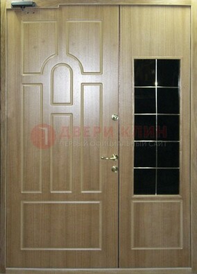 Входная дверь Дверь со вставками из черного стекла ДПР-42 в Севастополе