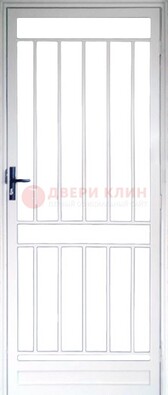 Железная решетчатая дверь белая ДР-32 в Севастополе
