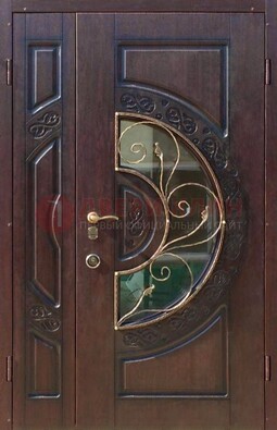 Полуторная железная дверь Винорит в классическом стиле ДСК-272 в Севастополе
