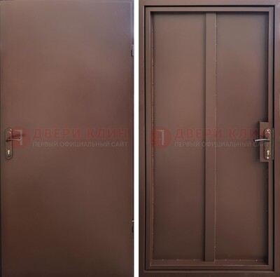 Техническая дверь с порошковым покрытием медный антик с двух сторон ДП-253 в Севастополе