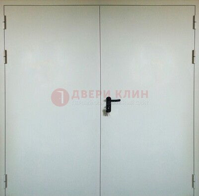 Белая металлическая техническая дверь ДТ-8 в Севастополе