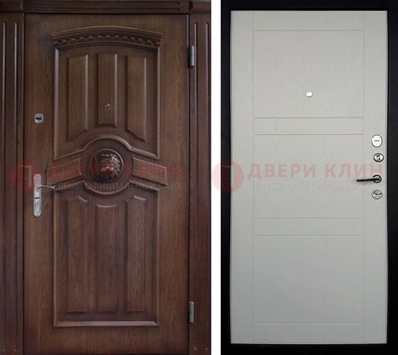 Темная входная дверь с виноритом ДВТ-216 в Севастополе