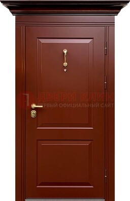 Красная железная дверь винорит для частного дома ДВТ-251 в Севастополе