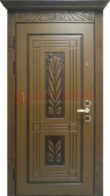 Металлическая дверь с виноритом и узором ДВТ-256 в Севастополе