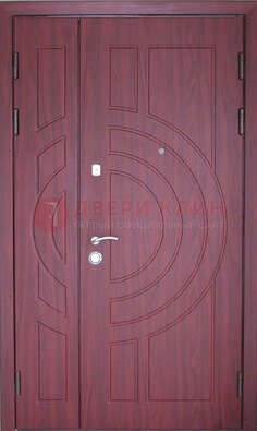 Тамбурная красная железная дверь с виноритом ДВТ-3 в Севастополе
